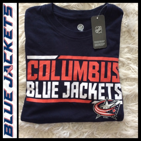 NWT NHL Columbus Blue Jackets Men’s Tee - Picture 1 of 4